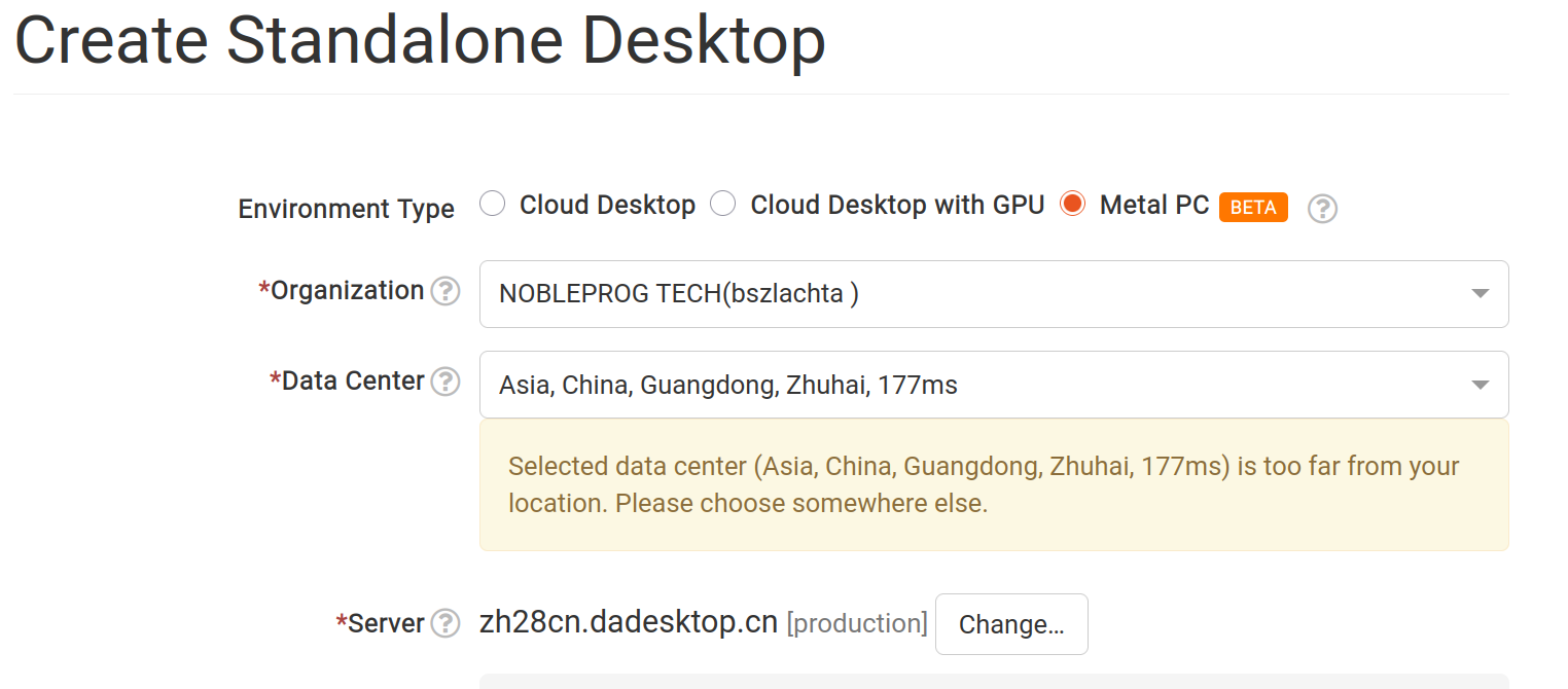 creating Standalone desktop